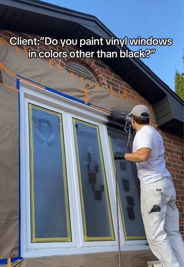 Vinyl Window Painting in Various Colors Available