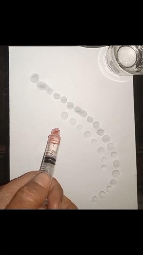 ALLAH Name Calligraphy with Water 💦 | Satisfying Islamic Art | Shorts