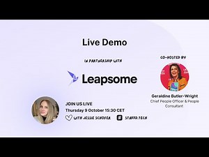 Leapsome HRIS Tool Live Demo | HR Tech Insights with Jessie Schofer & Geraldine Butler-Wright