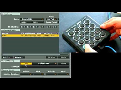 How To Load and Create a Mapping for the Midi Fighter 3D