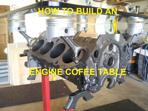 Chevy Engine Coffee Table Build - Ozzstar - 454 Big Block