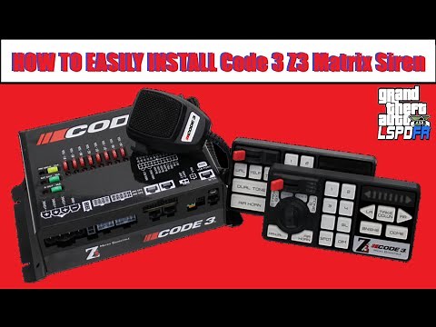 How To Easily Install Code 3 Z3 Matrix Siren ( #LSPDFR ) #GTA5