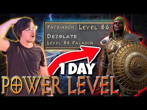 Leveling From 1 to 85 in ONE DAY in D2R! (Ultimate Power-Leveling Guide in D2R)
