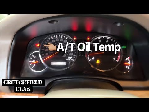 Getting to transmission temperature check mode with only a copper wire | Lexus GX470
