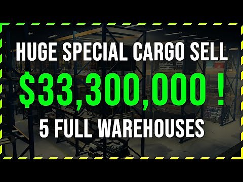 Selling 5 Large Special Cargo Warehouses SOLO WORTH $33,300,000 in GTA Online!