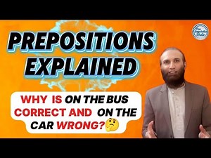 Prepositions Explained! Why on the bus is correct and on the car is wrong.🤔 #grammar #prepositions