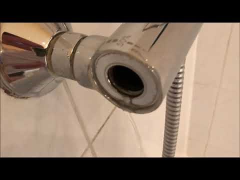 Mischbatterie (Wasserhahn) der Dusche von Grohe entkalken, reparieren