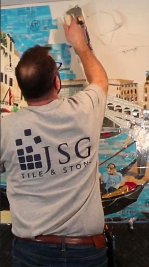 Glass tile Art, Unreal #tiles #Mural #glasstile