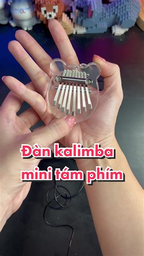 Đánh giá đàn kalimba mini trong suốt dễ thương