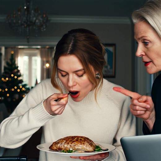 “You need to move out,” my mother announced while I was still chewing my Christmas turkey. I didn’t raise my voice. I didn’t plead. I just looked at her and said one word soft, almost curious: “Really?” Maybe she’d forgotten something small. Like the fact that I was the one keeping that house standing. I didn’t leave a note on the counter. I didn’t argue my case like I was on trial. As I zipped my last suitcase, the Christmas lights in the front window kept blinking like nothing had shifted. Fro