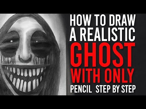 How To Draw A Realistic Ghost with Only Pencil || Step By Step