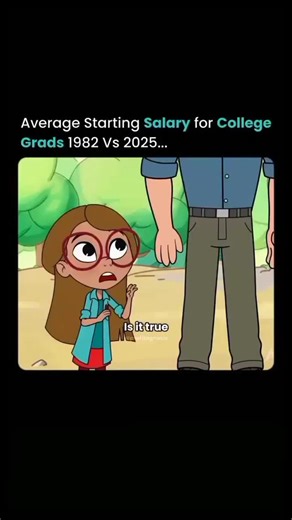 EntrepreneurMind on Instagram: "The average starting salary for college graduates has changed significantly from 1982 to 2025. In 1982, a college degree generally provided a clear path to stable employment and financial security. Today, graduates face higher tuition costs, rising living expenses, and salaries that often struggle to keep up with inflation. This growing gap between effort and reward means that financial freedom is harder to achieve. While the education system has evolved, the trad