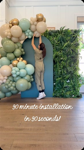 Char’s Parties Balloons & Backdrops on Instagram: "The right tools and advance preparation are essential for an efficient, successful event installation. My favorites in this beautiful setup are: 1. 5D Tropical Foliage backdrop from @ubackdropforevent | We are so in love with the rich, dimensional texture this gorgeous backdrop brings to our designs, and it’s so easy to set up! Just unroll and hang on your frame 🤩 2. Collapsible 7’x3.5’ backdrop frame, also from @ubackdropforevent | We love how