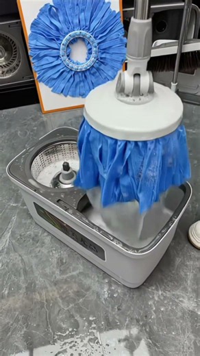 🌀 PowerWave Spin Mop – Deep Clean in One Spin! #CleaningTools #Trending