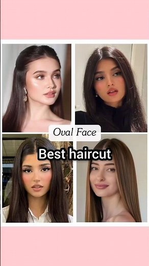 Best Haircut for an Oval Face! 💇‍♀️✨#shorts #hairstyle