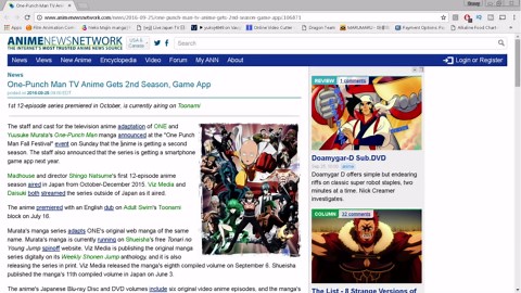 One Punch Man Season 2 Officially Announced!