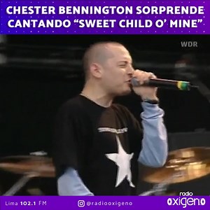 Chester Bennington cantando un clásico de GUNS N ROSES 🤩 ¿Qué tal le salió? 👀 | Oxigeno