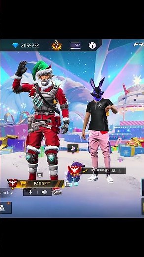 SantaClaus Prank ! 😂 #freefire #badge99