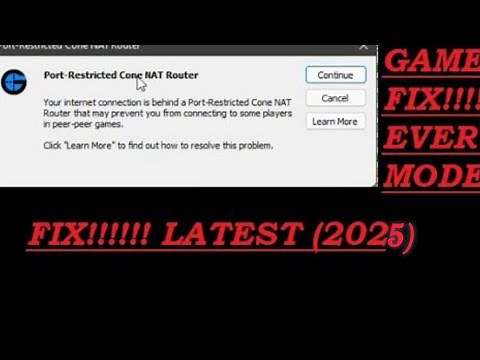 Port restricted Cone NAT Router Fix in Gameranger!!!!!! (Latest 2025 Fix)!!!!!!