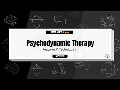 Psychodynamic Therapy | Features & Techniques | MPCE-013