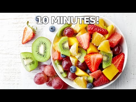 Best Ever | Fruit Salad with Honey Lime Dressing