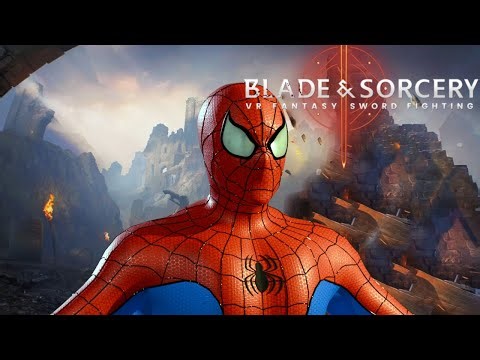 Blade & Sorcery Spider-Man mod with the mod creator