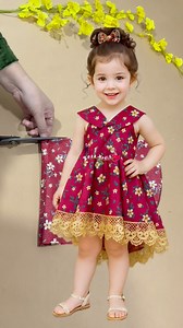 51K views · 4.3K reactions | Inspiration for children's dresses. Beautiful and elegant. The pattern is very easy.. ᰔᩚᰔᩚᰔᩚᰔᩚᰔᩚ✂️✂️ #design #pattern #fashion #style #moda #tailor #gamis #sewing #jahit #dikiş #tutorial #inspiration #inspirasi #ideas #creative #dress #celana #model #diy #trend #creator #AI #editing #edit #visual #love #baby #cute #blifestyle | Wahyuni R M | Facebook