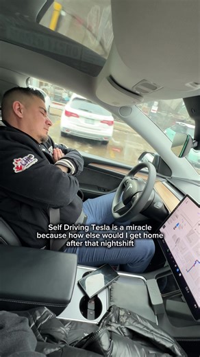 I still pay attention to the road 👀 Can your car drive itself? 🤔