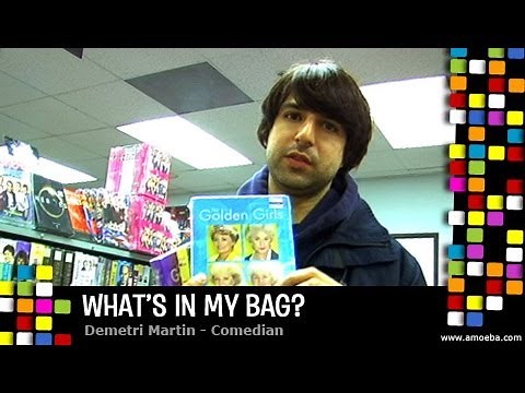Demetri Martin - What's In My Bag?