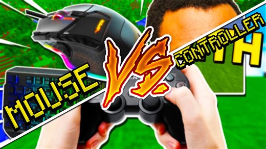 Controller vs mouse PVP! (Minecraft Bedrock Edition)