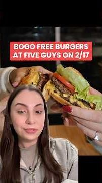 BOGO FREE at Five Guy’s on February 17! #cheapeats
