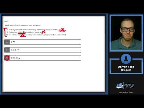 Mock Exam #1A – Questions 41-50 | CFA® Level I Exam Preparation | AnalystPrep