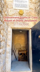 Gethsemane Grotto or Cave, Mount of Olives Jerusalem | Visit Israel From Your Home