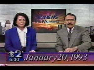 WCBS TV CBS 2 News This Morning 6am New York January 20, 1993