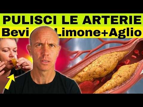 🍋 Take lemon and garlic on an empty stomach for 7 days to unclog your arteries