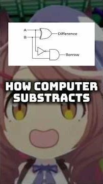 Half Subtractors | How Computer Substracts | Logic Circuits and Design #electronics #analogcircuit