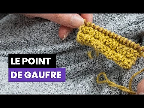 How to knit the waffle stitch? - Reversible stitch