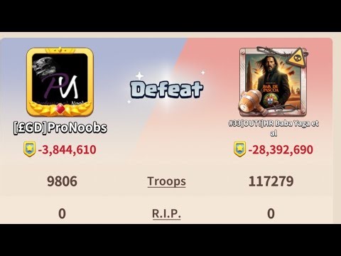 State of Supermacy Kill Event vs 33 in Dark War Survival