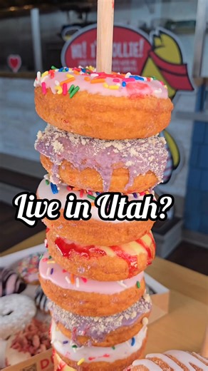 Love Donuts🍩?! You need these!! This family owned spot makes them fresh throughout the day and they have so many different toppings! First visit you gave to try the Cinnamon Bun, Maple 🥓Bacon, Strawberry🍓 Confetti, and Peanut Butter Paradise! Whatever you do try one of their breakfast sandwiches!! ⬇️⬇️⬇️ Where? Duck Donut ⬇️⬇️⬇️ Address? 10352 River Heights Dr # 103, South Jordan #slcfoodie #doughnuts #donuts🍩 #desserttime #donutshop #nutellalovers #icecreamlover #sweettooth #downtownslc #ic