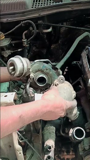 Turbocharger Removing Step by Step | Car Turbo Repair #shorts #turbo #automobile #mechanic #diy