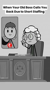 When Your Old Boss Calls You Back Due to Short Staffing #tonyanimation #shortsreels #comedyreels #funnyvideo #comedy #reels #animationvideos #animationart #managersbelike #corporate #management #skits #corporateamerica #manager | Tony Animation