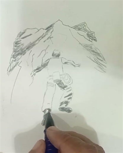 Mountain Climber Sketch #viral #trending #shorts #foryou #everyone