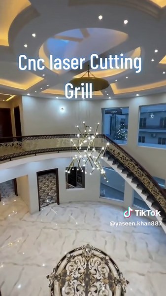 CNC Laser Cutting Grill for Pillars, Windows, and Gates