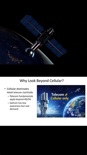 Telecom ≠ Cellular Only 🚀 Students, Watch This #5g #Satcom #telecomcareers