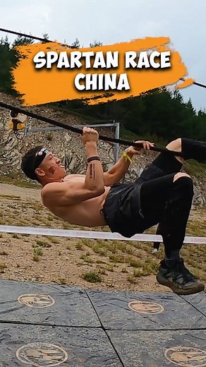 Spartan Race 🦥 Tyrolean Traverse Chongli, China 2024 #spartan #spartanrace #obstaclecourse #running #fblifestyle | Gabor Bartakovics - OCR Videos