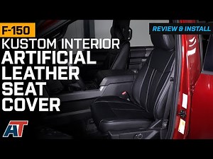 2015-2020 F-150 Kustom Interior Premium Artificial Leather Seat Cover Review & Install