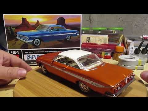 Plastic Models - 1/25 AMT 1961 Chevy Impala SS - Completed Build Review