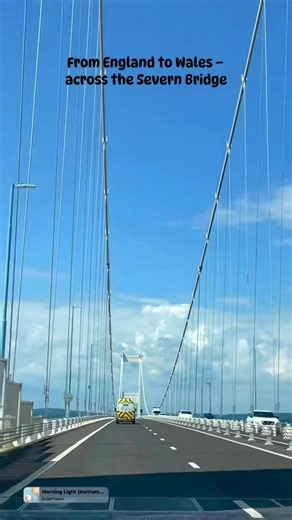📍Severn Bridge — the stunning link between England and Wales, where the road meets the sky. 🌫️🌉 #SevernBridge #EnglandToWales #Wales #ScenicDrive #BridgeViews #UKTravel #England #Travel #Tourism | Yanna Yarn