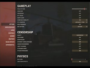 Rust Settings 2023 from a 13k hour player