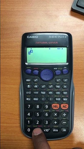 How to find Log and Antilog of values using the scientific calculator?